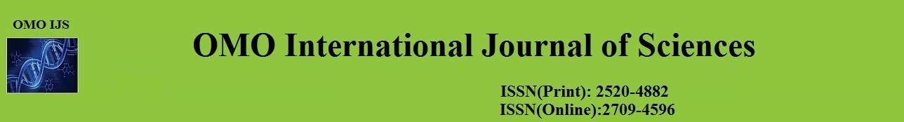 OMO International Journal of Sciences 
